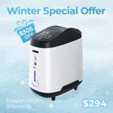 Upgraded VARON 1-8L/min Home Oxygen Concentrator 105W Pro