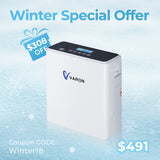 NEW  Arrival VARON 1-6L Continuous Flow Portable Oxygen Concentrator NT-06