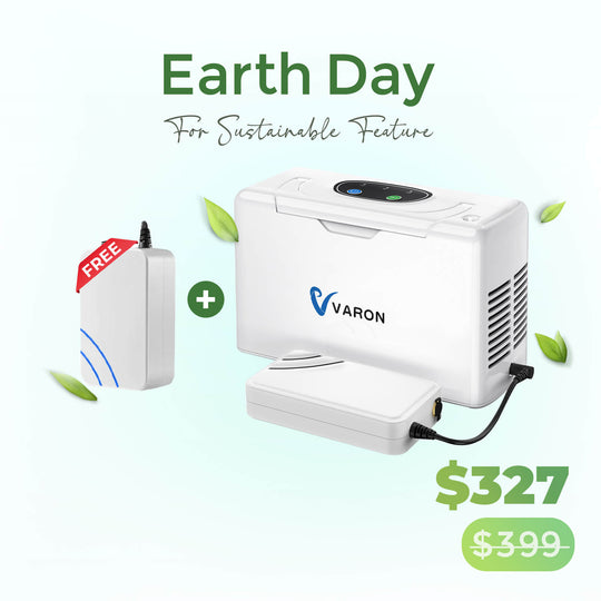 VARON 3L Continuous Flow Portable Oxygen Concentrator NT-05