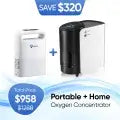 Portable Oxygen Concentrator NT-02 + Home Oxygen Concentrator 101W