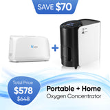 Portable Oxygen Concentrator NT-03 + Home Oxygen Concentrator 101W