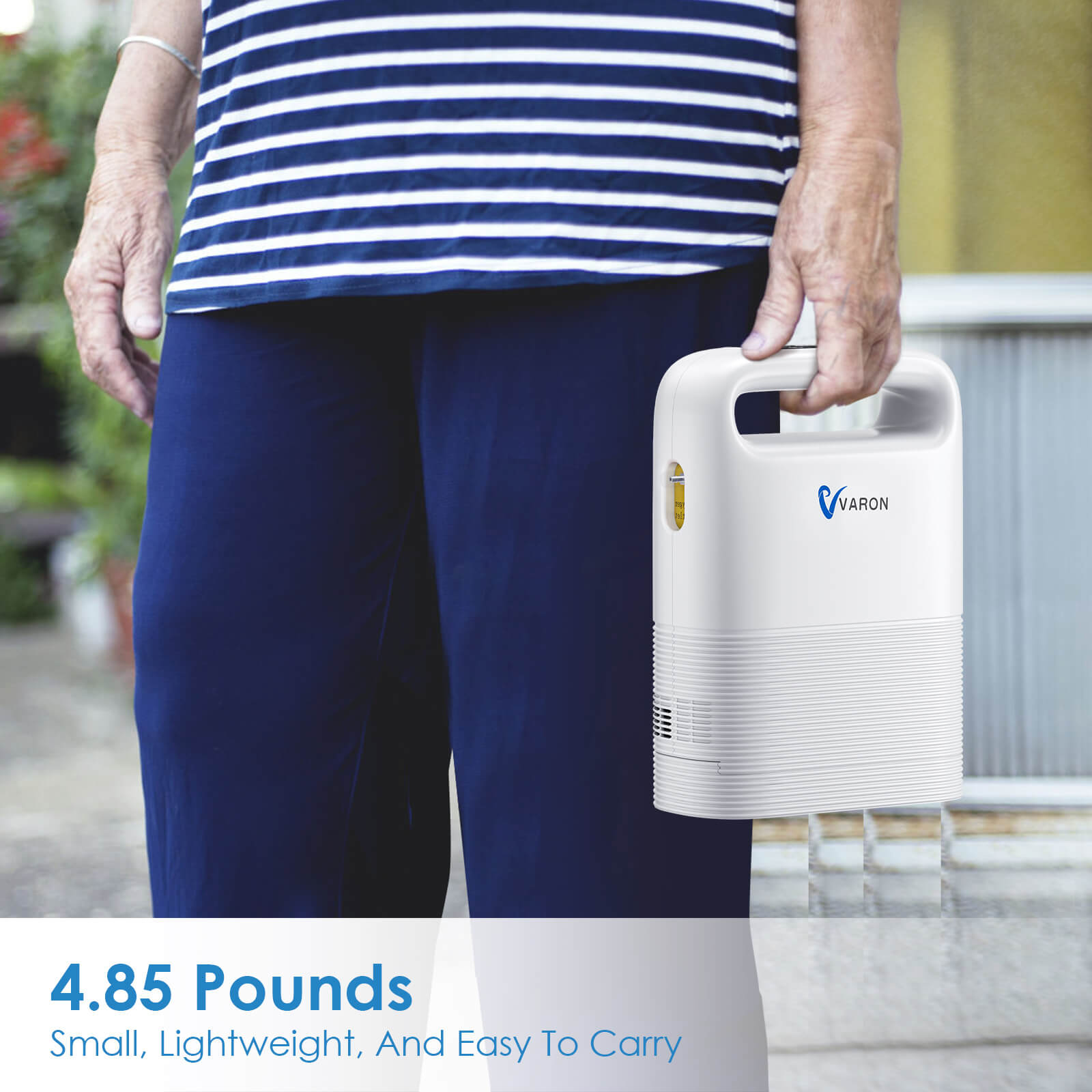 4.85lbs Lightweight 1-5L Pulse Flow Portable Oxygen Concentrator NT-02