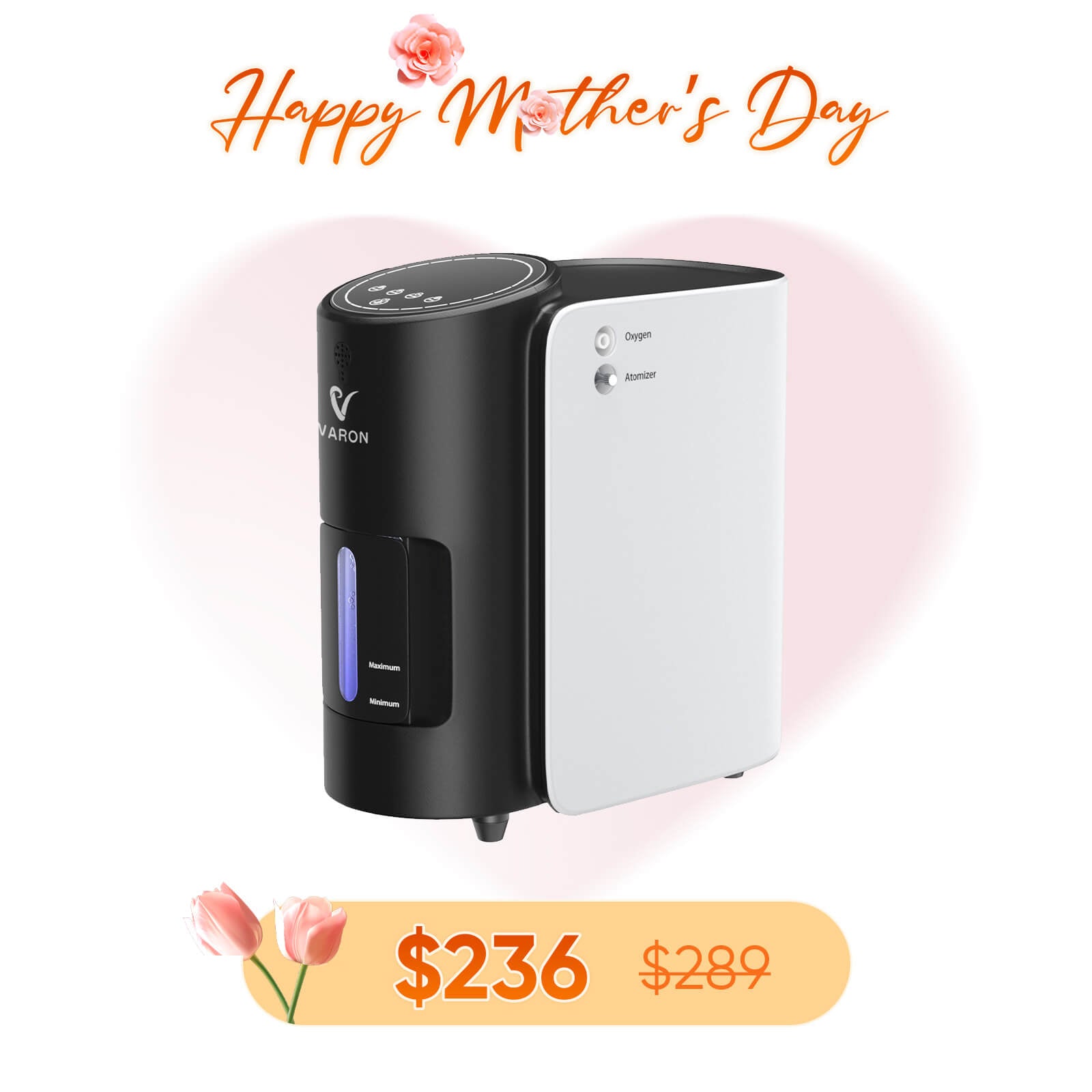 1-7L/min Adjustable Home Oxygen Concentrator 101W