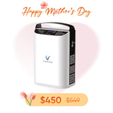 Upgraded VARON 1-5L Pulse Flow Portable Oxygen Concentrator NT-01