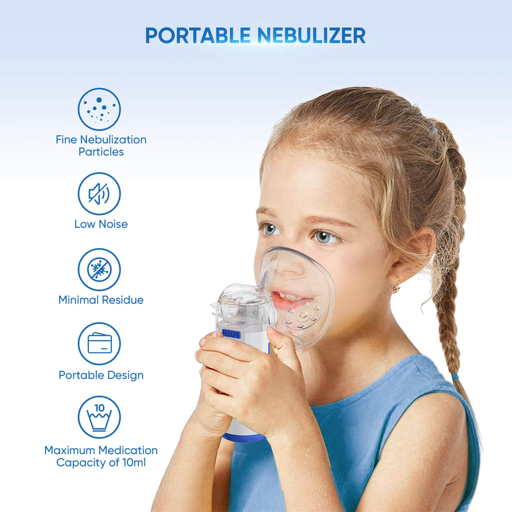 FDA Approved Compact Portable Nebulizer for Children 133B| Blue ...