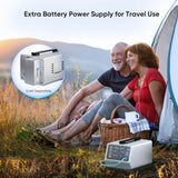 VARON 1-5L Versatile Continuous Flow Portable Oxygen Concentrator for Travel + Free Battery & Adapter