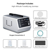 New Arrival VARON 1-5L Versatile Portable Oxygen Concentrator VT-1 for Travel and  High Altitudes + One AC Adapter & One Breathing Trainer
