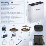 NEW  Arrival VARON 1-6L Continuous Flow Portable Oxygen Concentrator NT-06