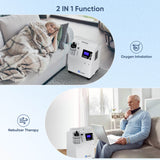 VARON FDA Approved 5L Medical Grade Home Oxygen Concentrator Serene 5