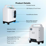 Lightest 1-8L/min Home Oxygen Concentrator DF-011