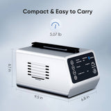 VARON 1-5L Versatile Continuous Flow Portable Oxygen Concentrator for Travel + Free Battery & Adapter