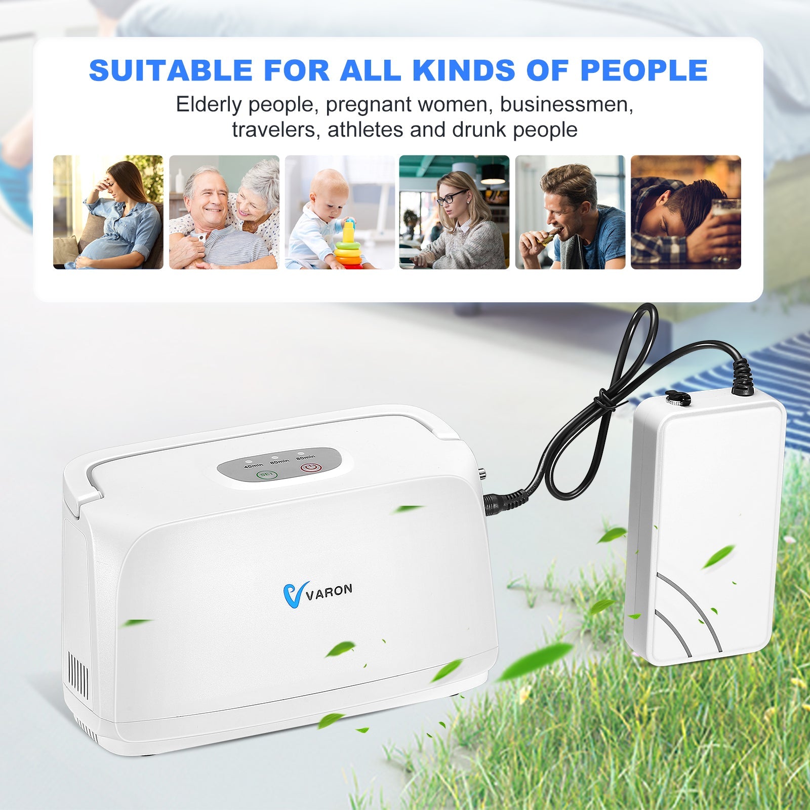 In Stock 3L/min Portable Oxygen Concentrator NT-03