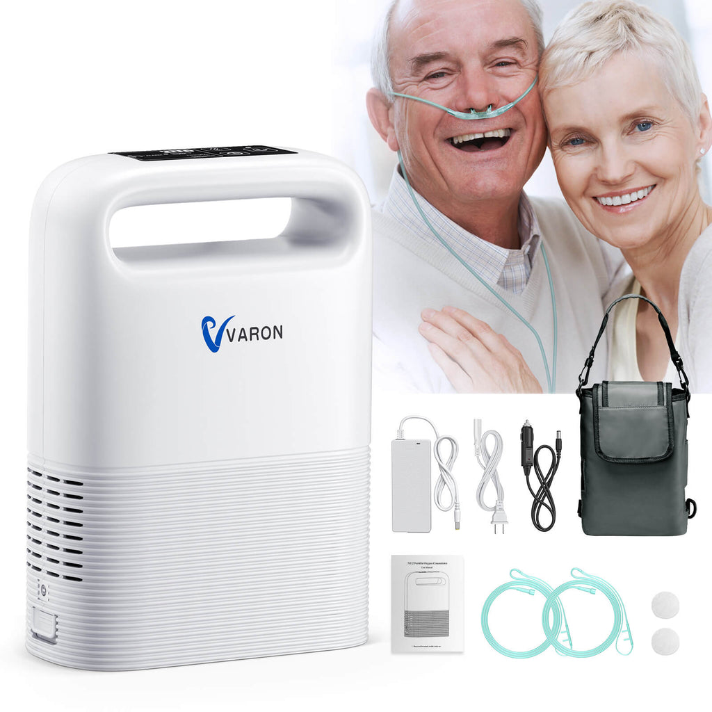 1-5L Portable Oxygen Concentrator NT-02+An Extra 8 Cell/ 16 Cell Batte ...
