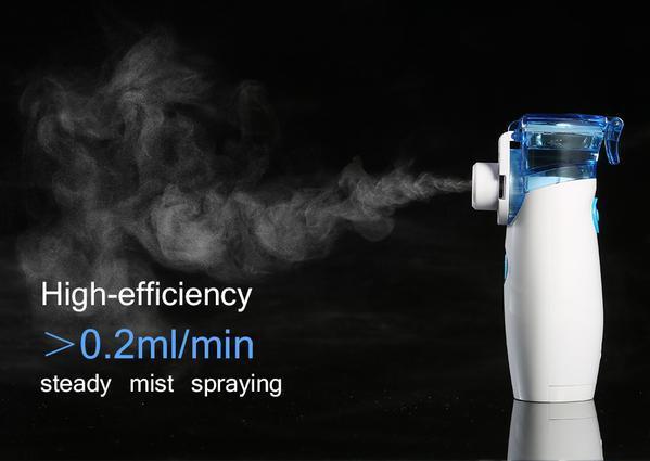Handheld Personal Steam Inhaler for Asthma COPD Steam Vaporizer USB Rechargeable-Health Care > Respiratory Care-OXYGENSOLVE