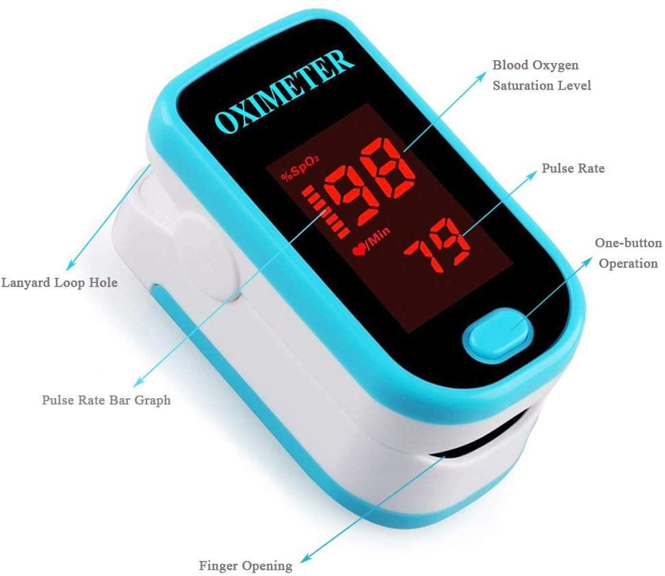 Fingertip Pulse Oximeter Blood Oxygen Sensor-OXYGENSOLVE