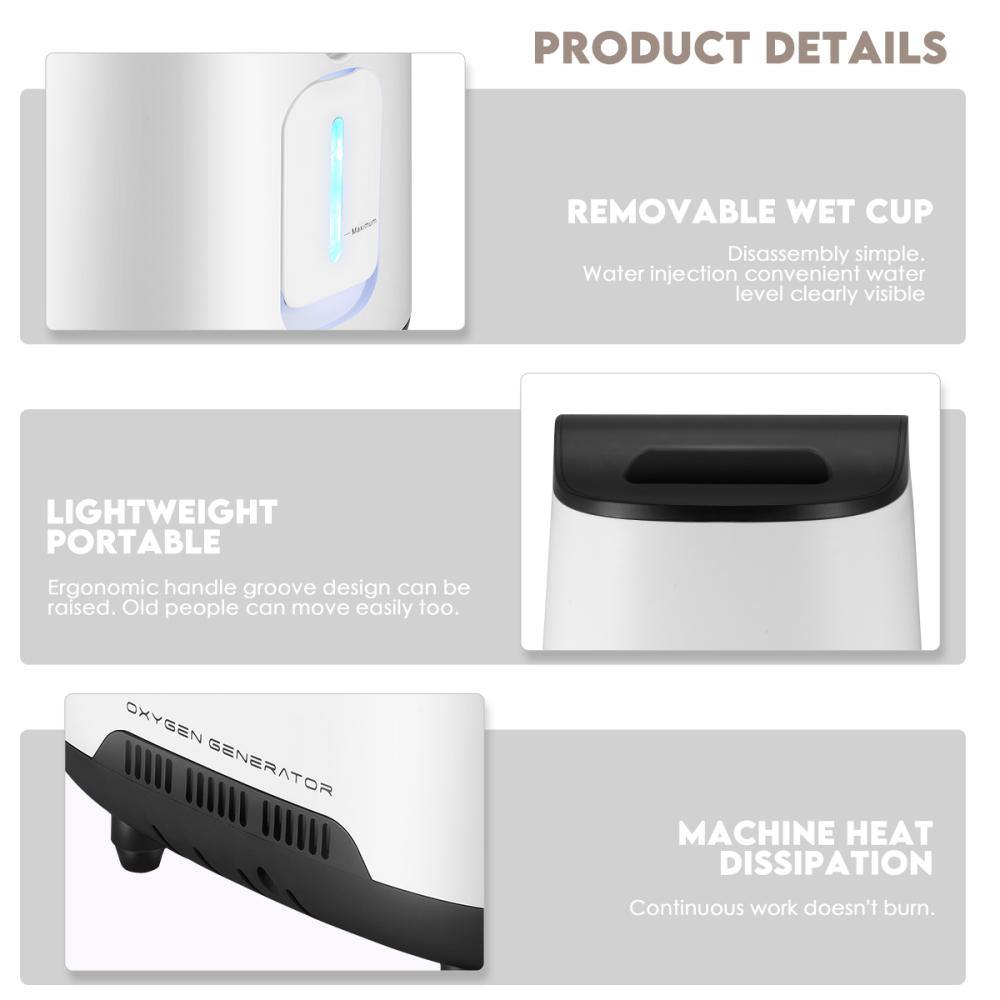 Upgraded Version of MAF015AW! 17L/min Home Oxygen Concentrator